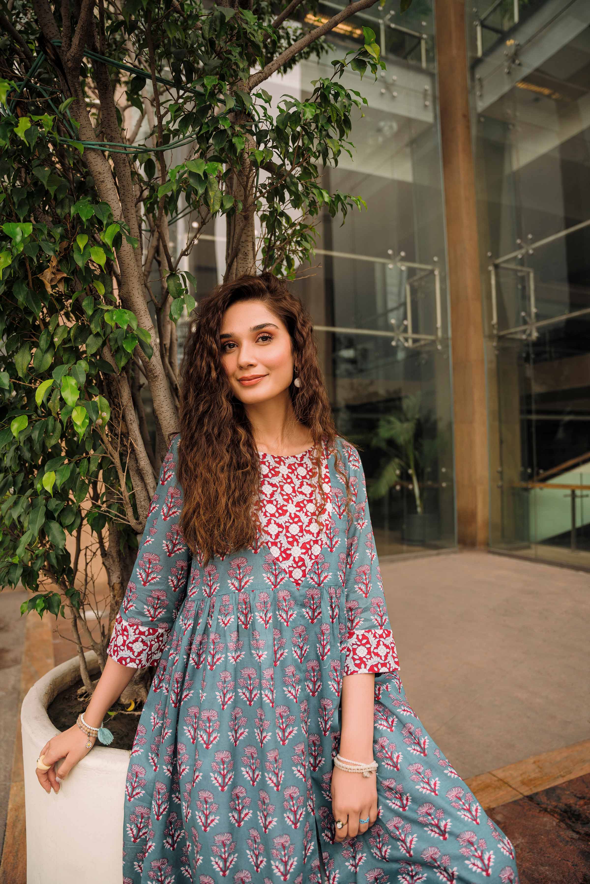 Simple lawn dress outlet design 2019