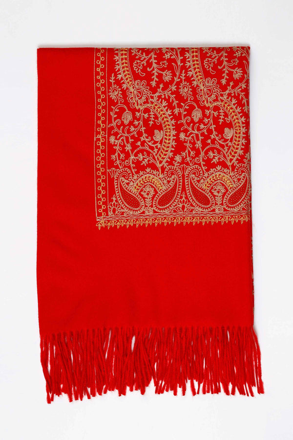 Red Women Shawl-440222101