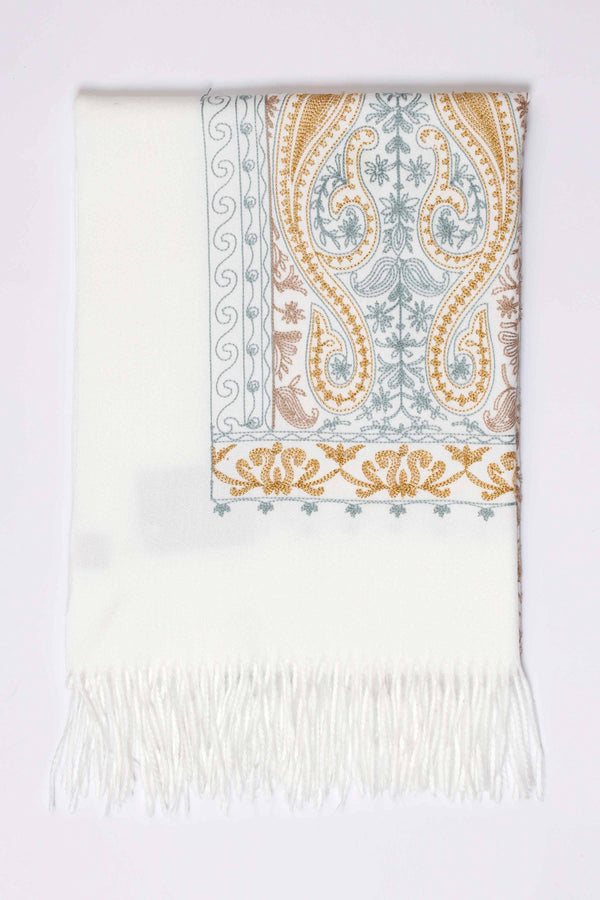 Off White Women Shawl-440412107