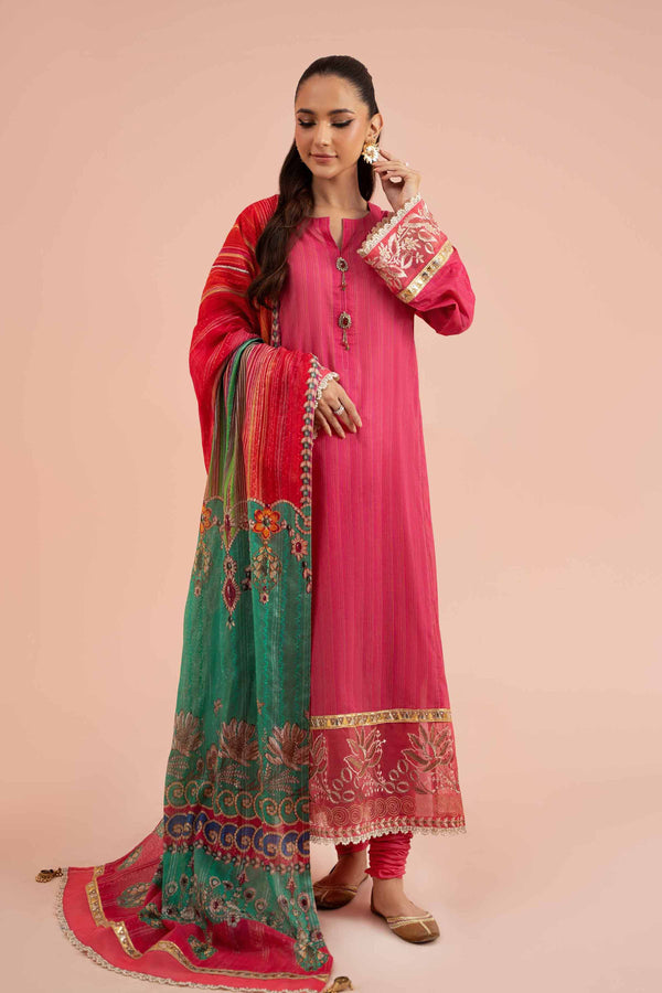 Pakistani unstitched salwar kameez suit for ladies in UAE