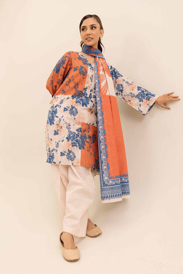 3 Piece - Digital Printed Suit - 42404217