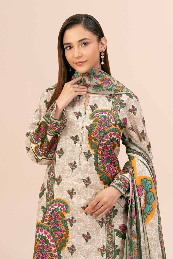 3 Piece - Digital Printed Suit - 42404232