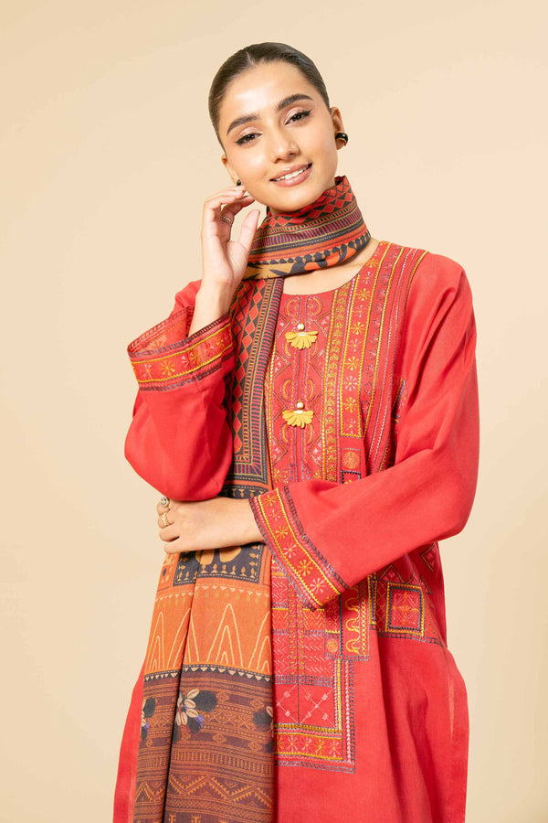 3 Piece - Embroidered Suit - 42404233