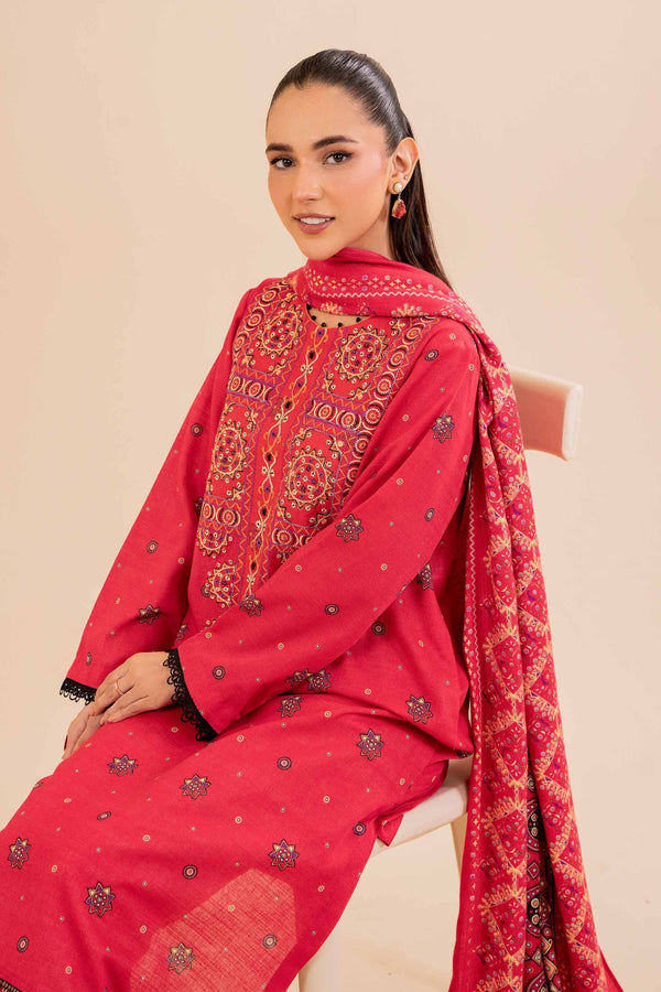 2 Piece - Printed Embroidered Suit - 42404412