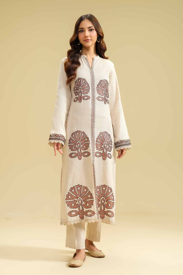 2 Piece - Dyed Embroidered Suit - 42404413