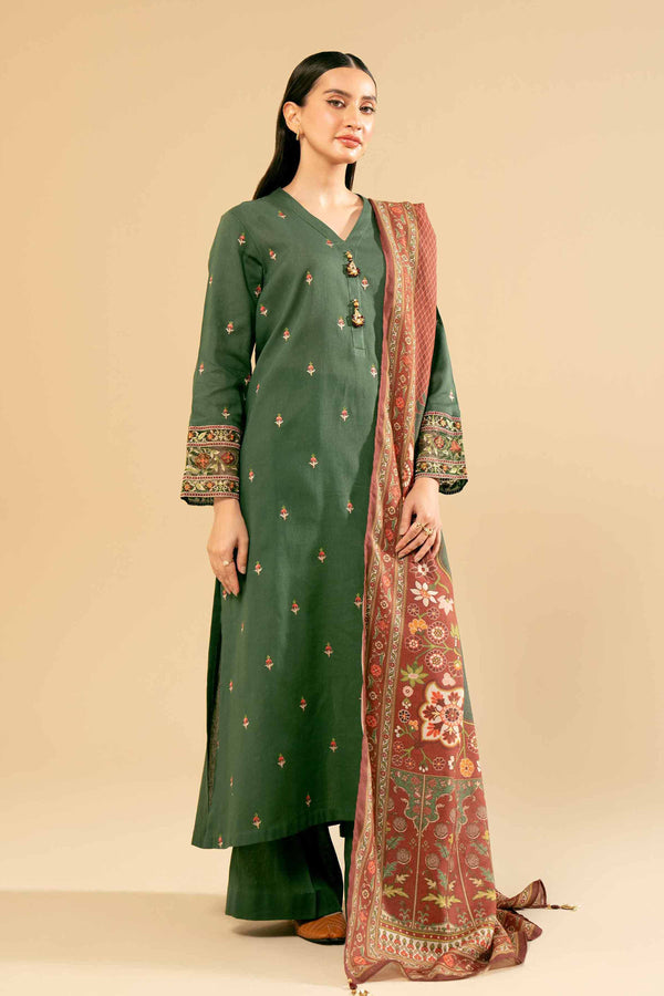 3 Piece - Embroidered Suit - 42404483