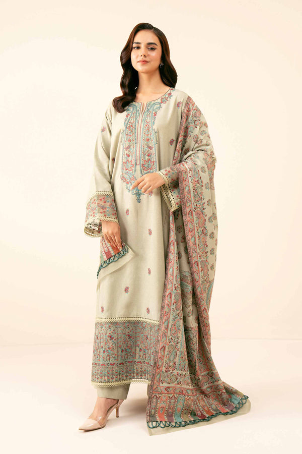 3 Piece - Embroidered Suit -  42404513