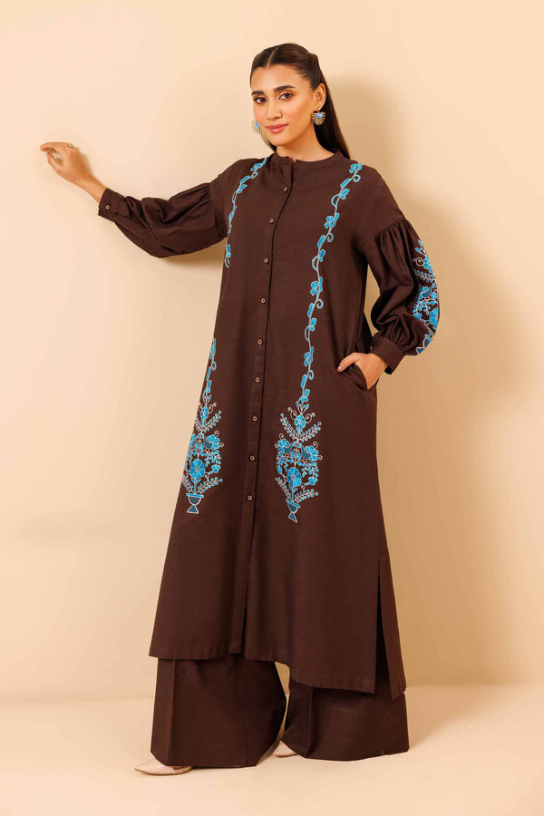 2 Piece - Dyed Embroidered Suit - 42404547