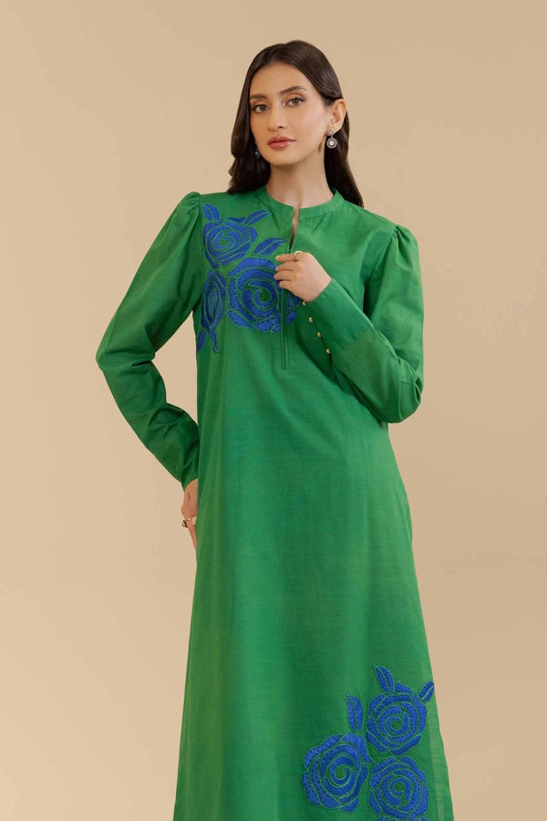 2 Piece - Dyed Embroidered Suit - 42404552