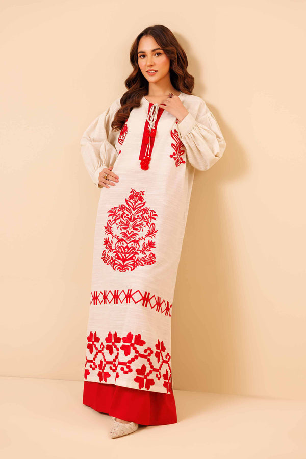 2 Piece - Dyed Embroidered Suit - 42404553