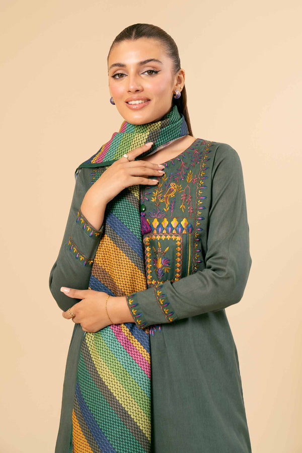 3 Piece - Embroidered Suit - 42404696