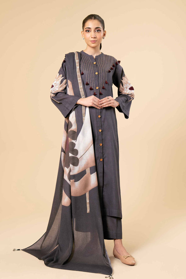 3 Piece - Embroidered Suit - 42404701