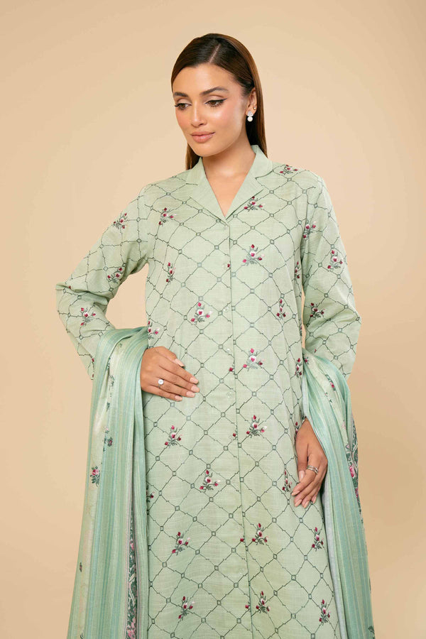 3 Piece - Embroidered Suit - 42404745