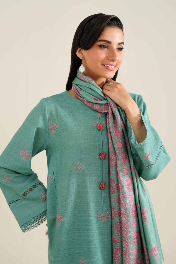 3 Piece - Embroidered Suit - 42404753