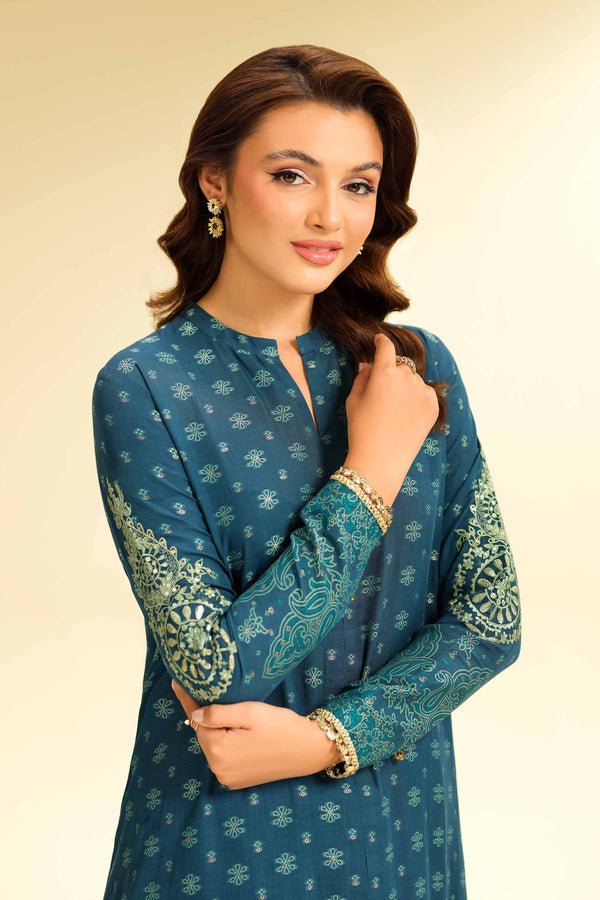 2 Piece - Jacquard Embroidered Suit - 42501029