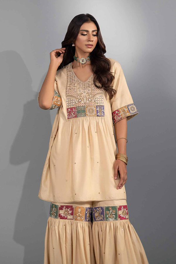 2 Piece - Embroidered Suit - KFW24-38