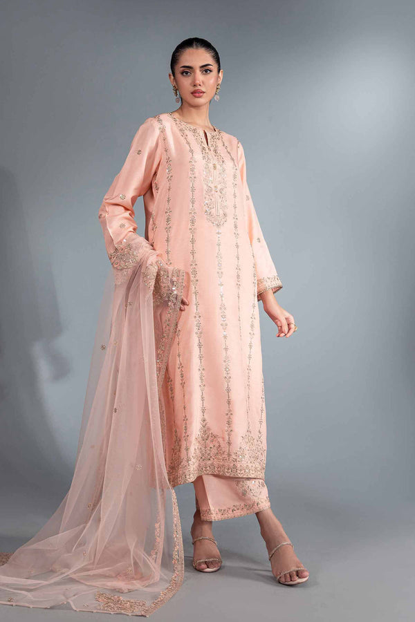 3 Piece - Embroidered Suit - KFW24-49