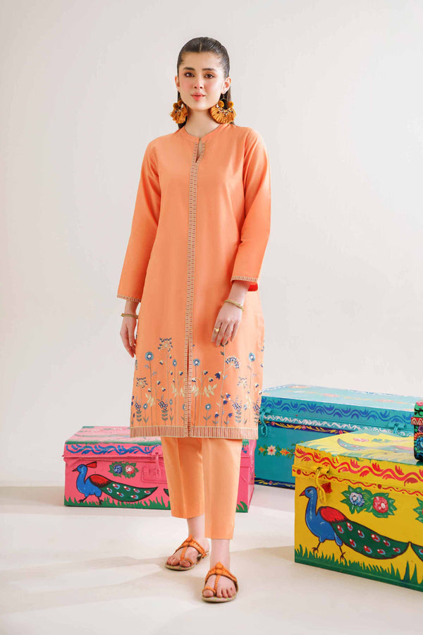 2 Piece - Embroidered Suit - PE24-133