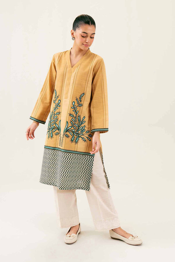 Printed Embroidered Shirt - PW24-119