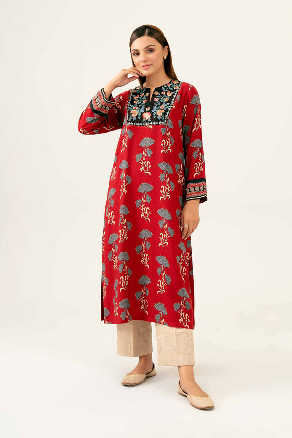 Printed Embroidered Shirt - PW24-224