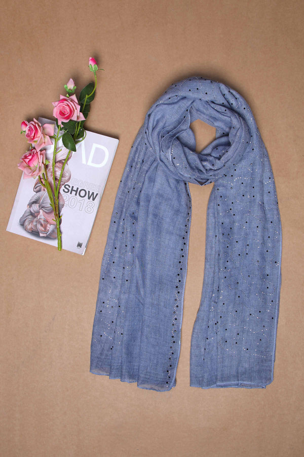 Blue Women Scarf - 431822108