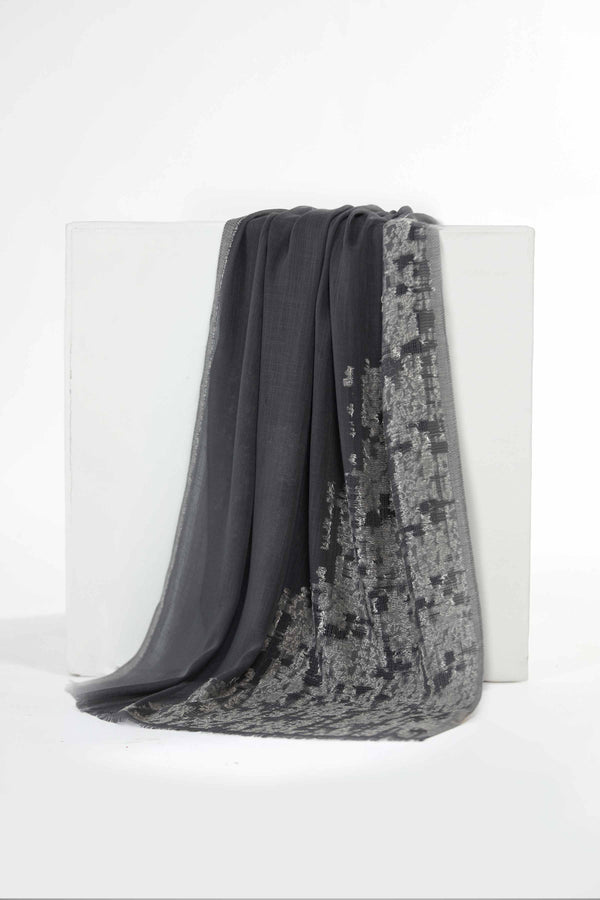 Grey Women Scarf-435082111