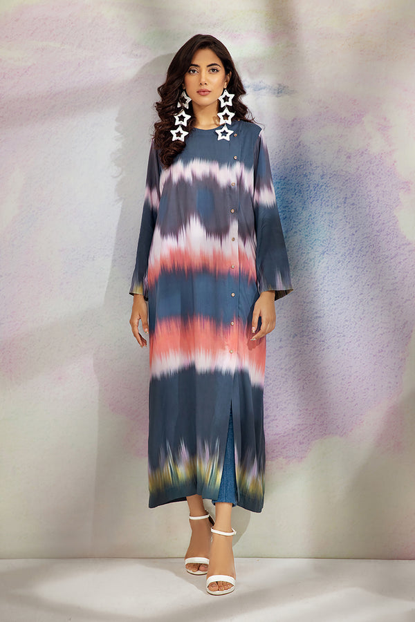 AS22-24-Printed Long Dress