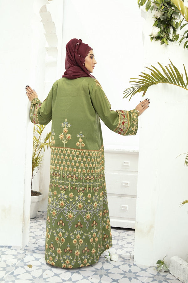 DE20-11 Printed Stitched Fustaan  1PC