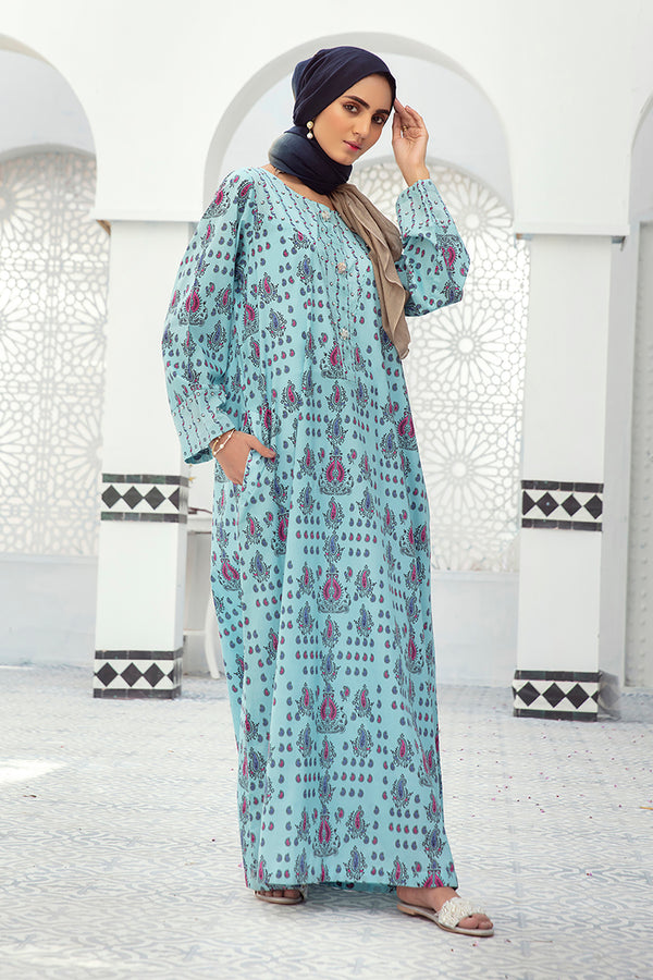 DE21-11-Mix & Match Pearl Detailing Stitched Fustaan-1PC