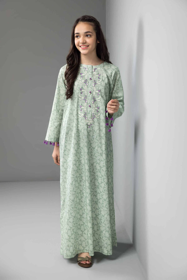 Printed Embroidered Fustaan - DE23-25