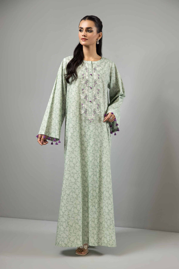 Printed Embroidered Fustaan - DE23-26