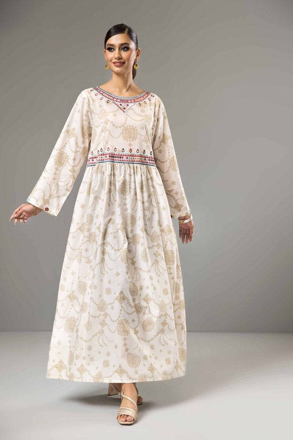 Printed Embroidered Fustaan - DE23-27