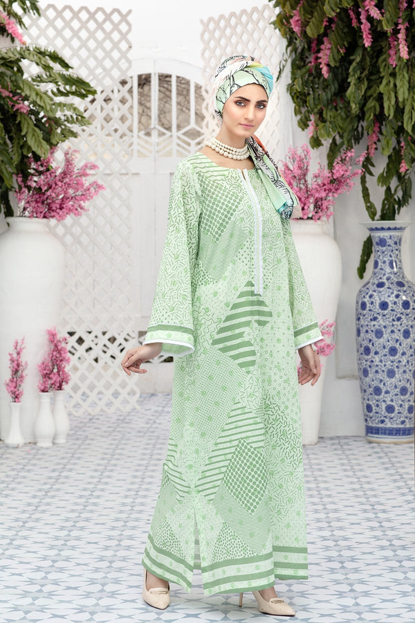 DS20-46 Printed Stitched Fustaan - 1PC