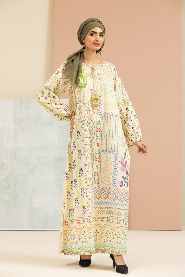 DS21-104 Printed Lawn Fustaan