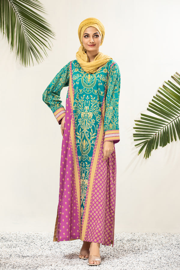 DS21-54-Printed Lawn Fustaan