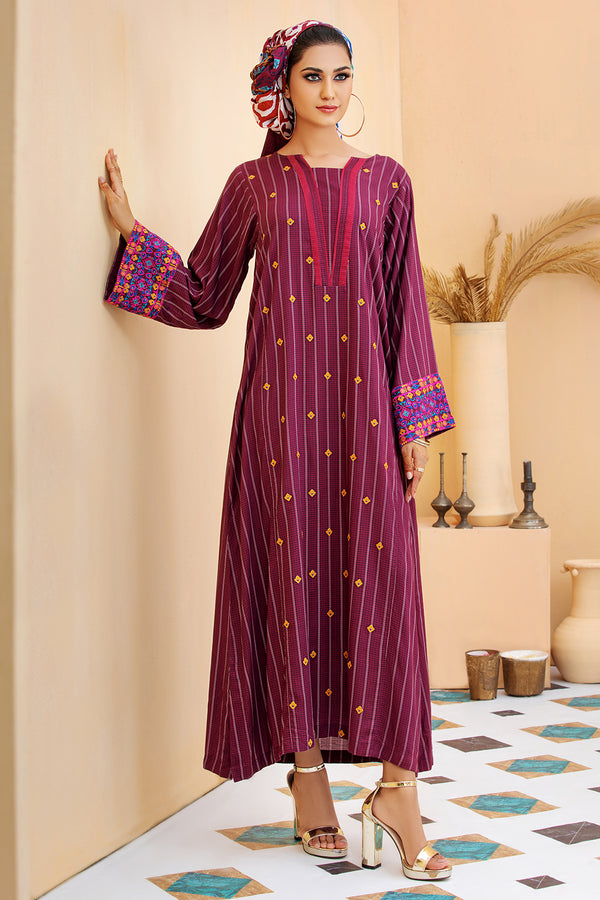 DSW20-19 Printed Embroidered Stitched Fustaan  1PC