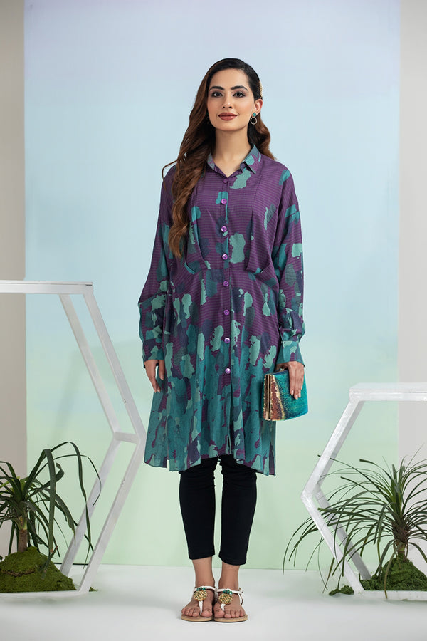 FS21-33 Printed Micro-Modal Tunic