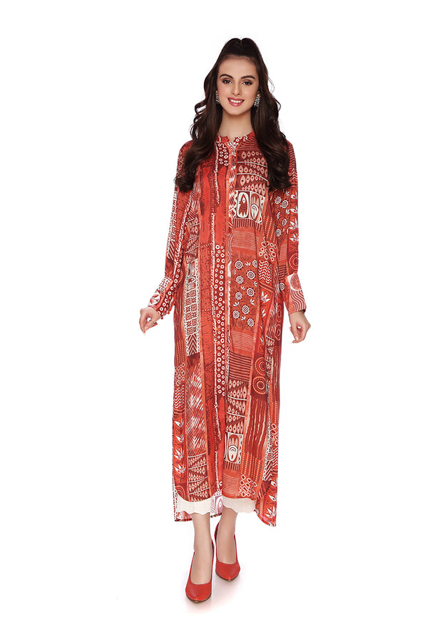 FS22-09-Printed Long Dress